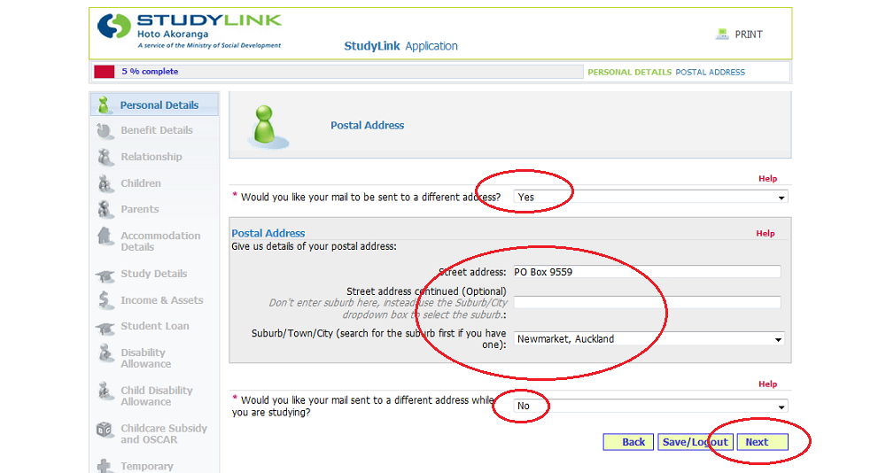 StudyLink Application pg7.png