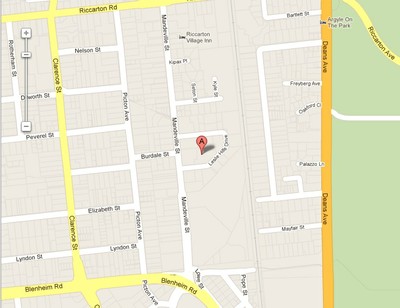 Christchurch Map